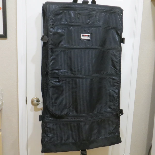 Black Tumi Alpha Ballistic Bifold Garment Bag Suitcase 231D3 8