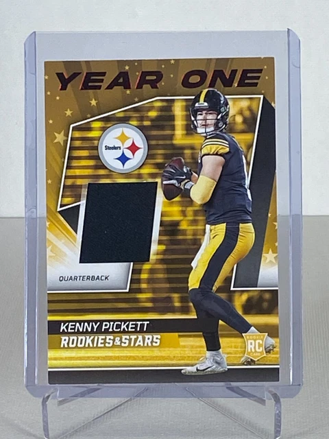 2022 Rookies & Stars #YO-KP Kenny Pickett Rookie Red Year One Patch RC Steelers
