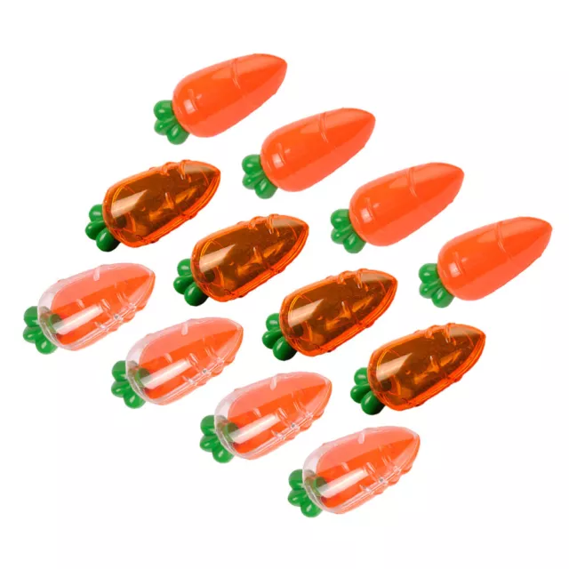 12Pcs easter treat containers Candy Boxes Carrot Fillable Cases Carrot Shaped