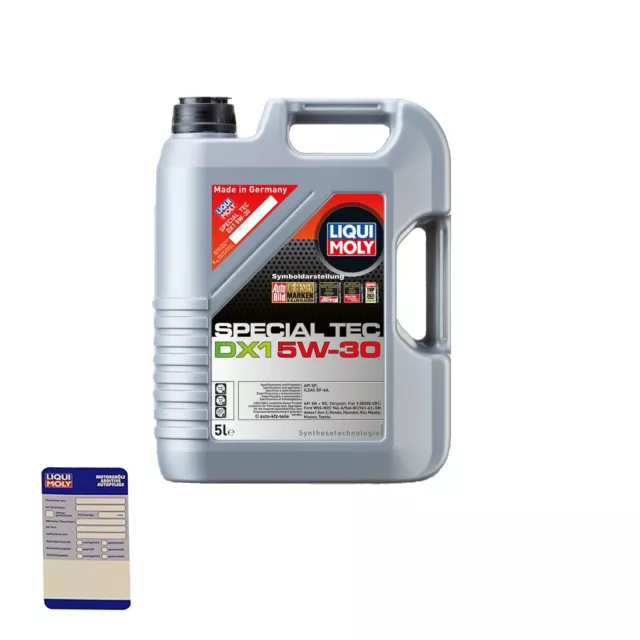 Liqui Moly 3766 Motoröl, Öl, Special Tec DX1 5W-30 5L Kanister HONDA,HYUNDAI,KIA