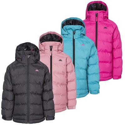 Girls Trespass Amira Winter Warm Quilted Waterproof Jacket Childrens Padded Coat