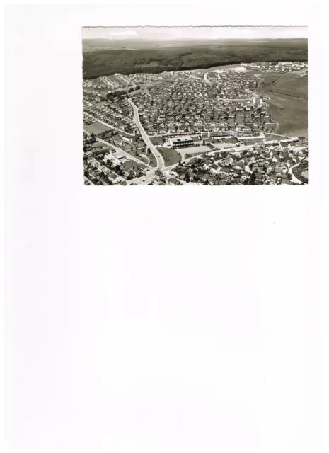 Alte Luftbild-AK der Siedlung Heckental in Heidenheim ca. 60er-Jahre
