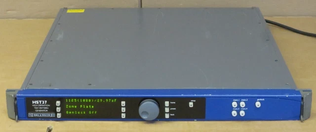 SNELL & WILCOX HST37 HD High Definition Test Pattern Generator 3x SDI ...