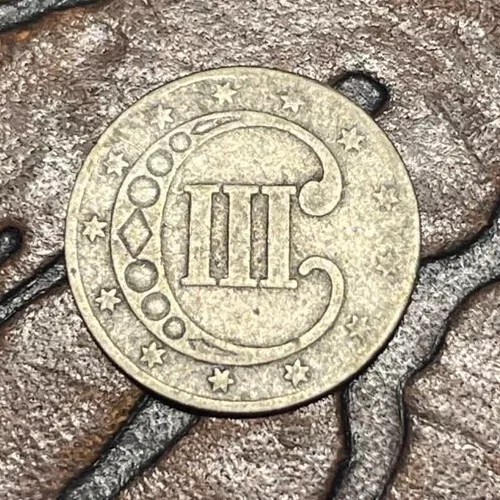 1853 Three Cent Silver Type Coin 3c USA 🇺🇸 Historic Silver Coin  🪙 🔥