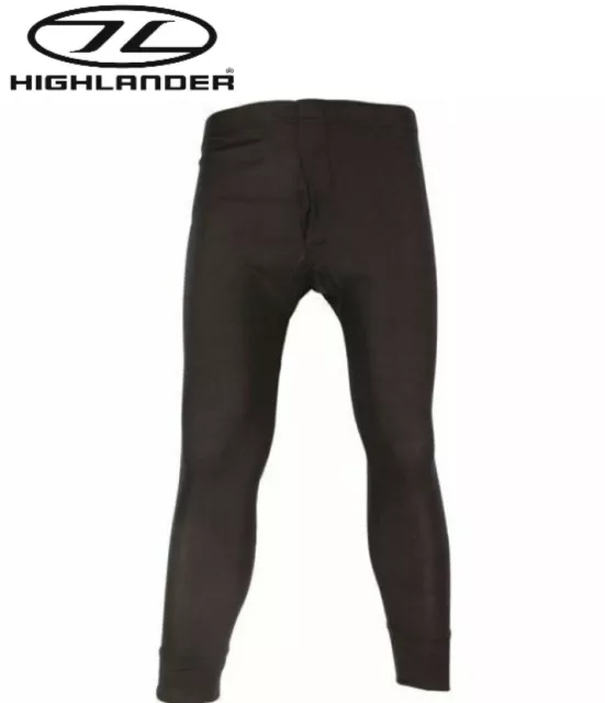 Highlander Mens Thermal Long Johns Lightweight Soft Warm Breathable Base Layer