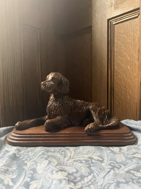Vintage Irish Setter Sculpture  -  Irish Setter Dog