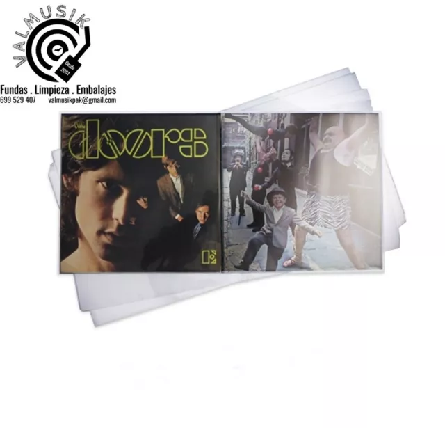 50 FUNDAS GATEFOLD Cristal Para Discos De Vinilo LP Con Carpeta  Abierta-NUEVAS- EUR 28,70 - PicClick ES