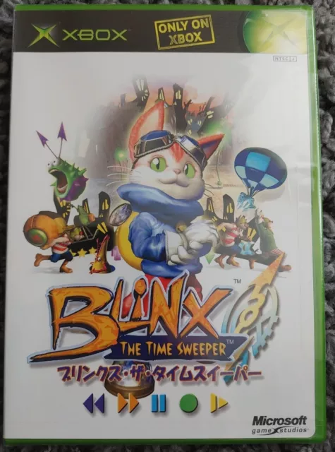 Brand New Sealed Blinx The Time Sweeper Japanese Original Xbox