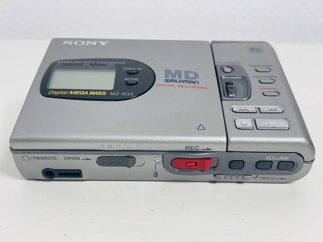 Sony Walkman MZ-N707 MiniDisc Recorder | Vintage Type R | Fonctionne + Jack