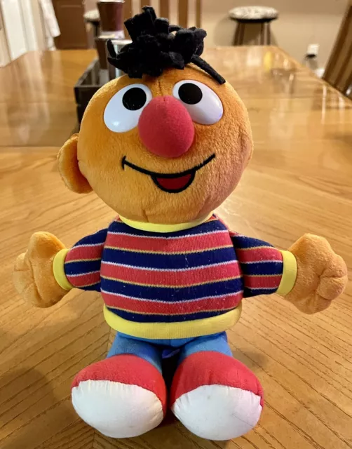 Sesame Street Ernie Plush Stuffed Toy 11” 2002 Mattel Fisher-Price A4