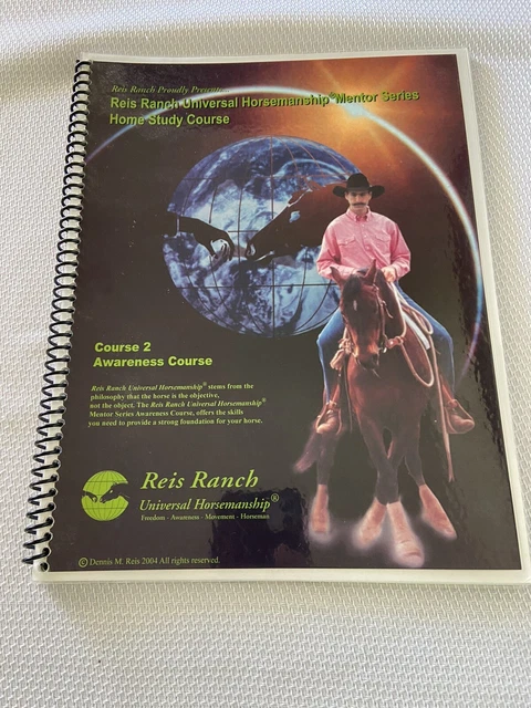 Equine Horse riding training DVD Dennis Reis Ranch Intermediate Spiral Notebook