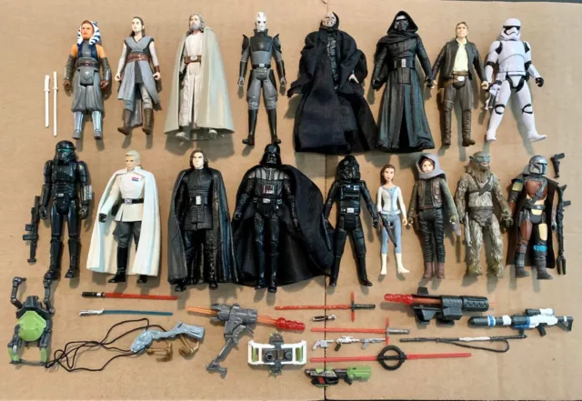 Star Wars Lot of Various Loose Figures Rebels Rogue One Retro Force Awakens ETC