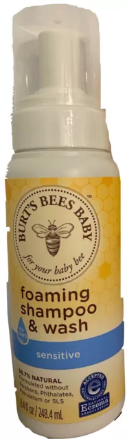 Burt's Bees  Baby Foaming Shampoo & Wash new