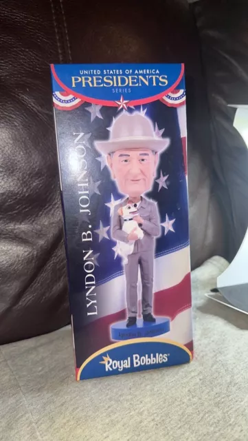 Royal Bobbles Lyndon B. Johnson Bobblehead Figure US Presidents Series 2017