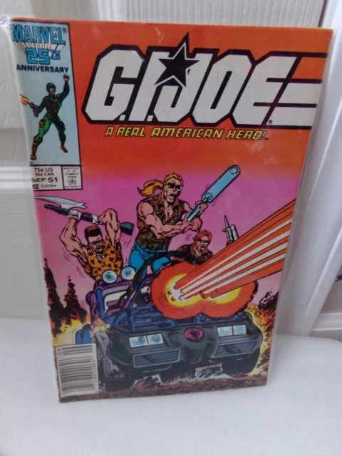 Vtg GI G.I. Joe #51 SEP 1986 Marvel Comics 25th Anniversary Book From Collection