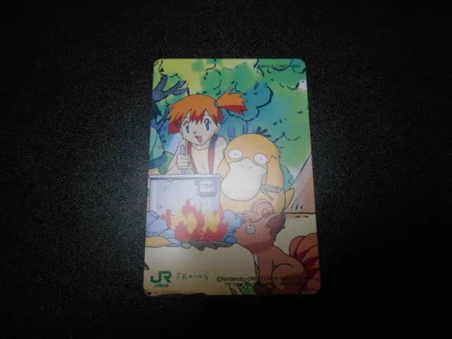 Pokemon Phone Orange Card JR Stamp Rally Promo Misty Vulpix Psyduck #2785