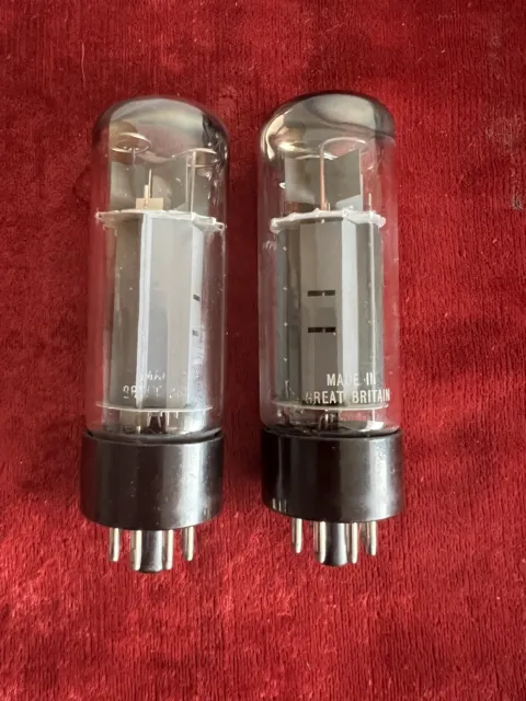 Vintage El 34 Valvo- Mullard !!!! 2 Pieces   Tested %100 !!!!