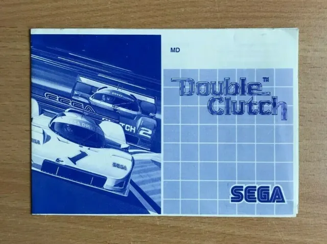 SEGA Mega Drive Instruction Manual - DOUBLE CLUTCH