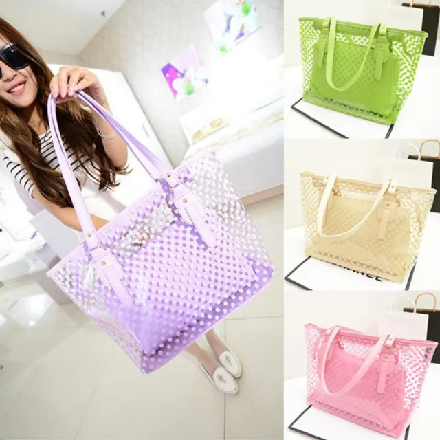Transparent Bag Clear Shoulder Bag Fashion Luxury Jelly Party Bag Women Handbags