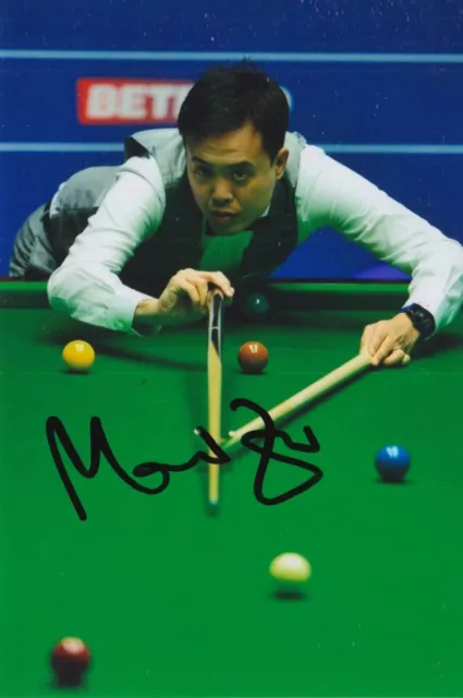 Marco Fu Hand Signed 6X4 Photo Snooker Autograph 5