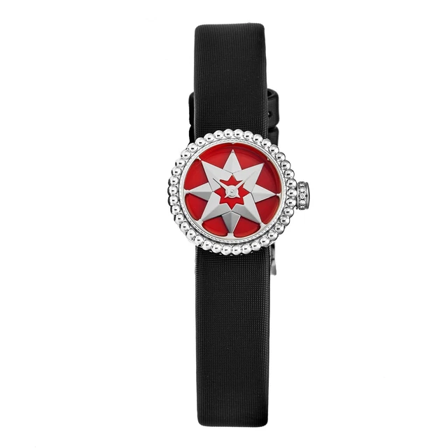 Christian Dior Women's La D De Dior Mini Satin Strap Quartz Watch CD040112A004