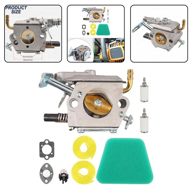 AISEN Carburateur Avec Filtre à Air Et Bougie D'allumage Pour Partner 350 351 370 371 390 420 McCulloch 333 335 338 435 436 440 Poulan 2050 2055 2115 2150 2175 2250 2275