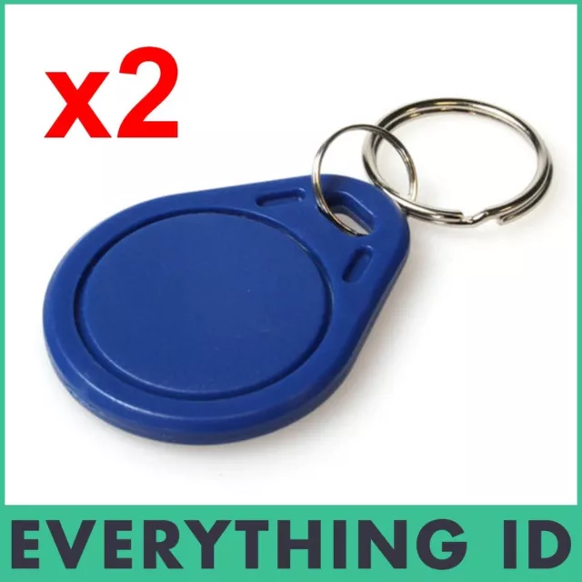 2 x NEW UID CHANGEABLE MF 1K S50 WRITABLE KEY FOB 13.56Mhz PROXMARK ACR122U