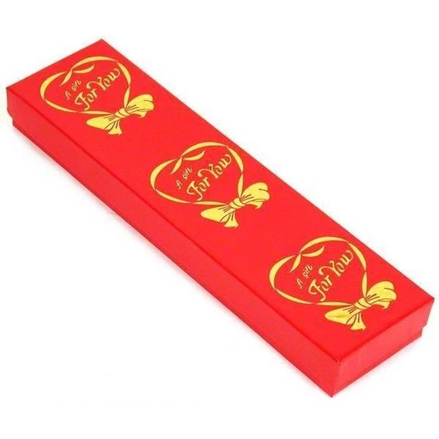 Cotton Box Red 8" x 2" x 1" FindingKing
