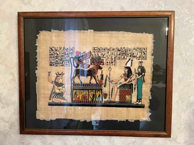 Papyrus Bild aus Ägypten / Bilderrahmen