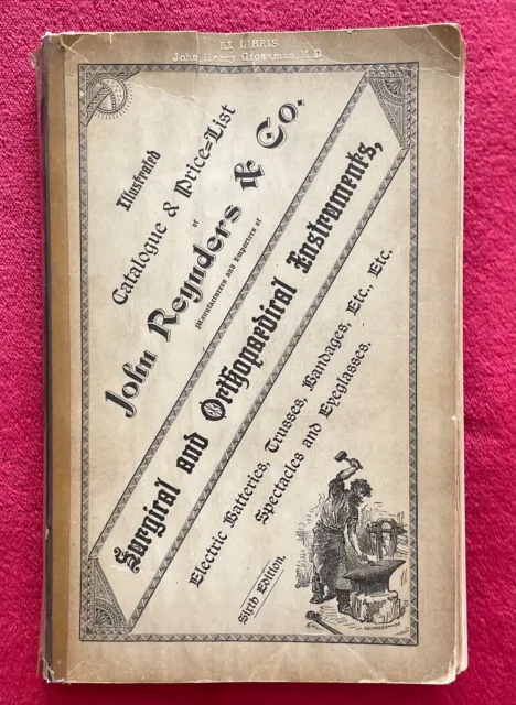 1889 John Reyunders Surgical & Orthopaedical Instruments Catalog - Iilustrated