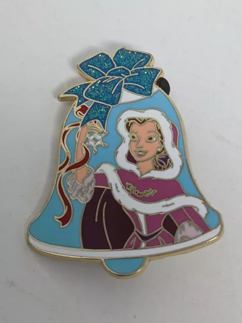 Belle Beauty And The Beast Christmas Holiday Bell Disney LE 250 Pin