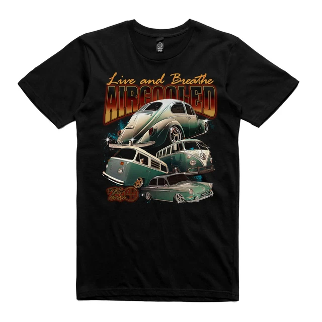 Vintage VW Live and Breathe Aircooled Shirt