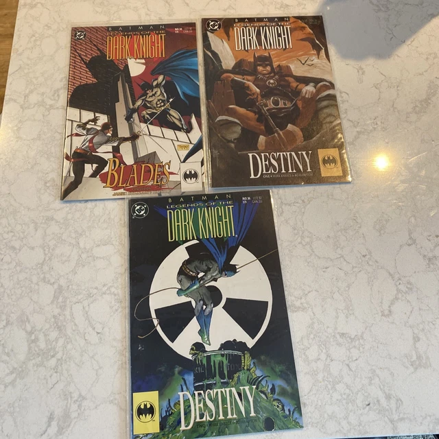 Batman Legends of the Dark Knight Comic Lot #34, 35, 36 3 Issues