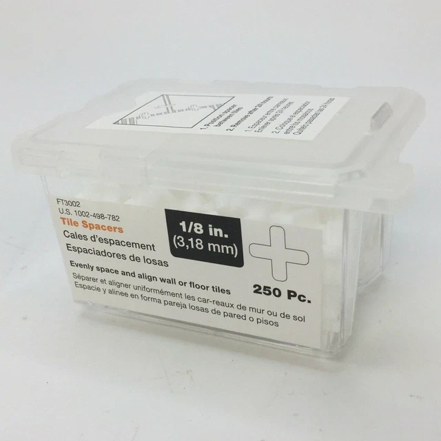 RIDGID 1/8 in. Spacers (250-Pack with Resealable Box)