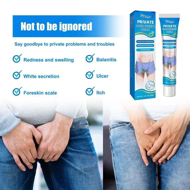 Crema antibacteriana privada para hombres reparación de balanitis picazón 2023 DE