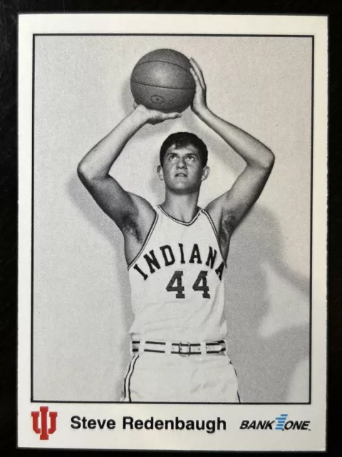 1986-87 Bank One Indiana Hoosiers Greats, Steve Redenbaugh Basketball Card #11