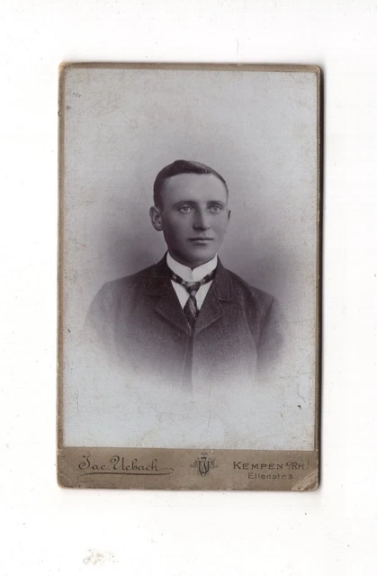 CDV Foto Herrenportrait - Kempen um 1900