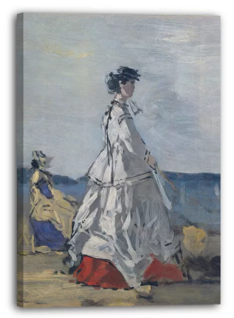 Kunstdruck Eugène Boudin - Prinzessin Pauline Metternich (1836-1921) am Strand