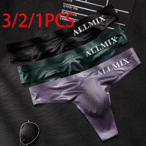 String Pour Homme Avec Poche - Micro Bikini, Dos En T, Nylon Respirant - Neuf Avec étiquettes