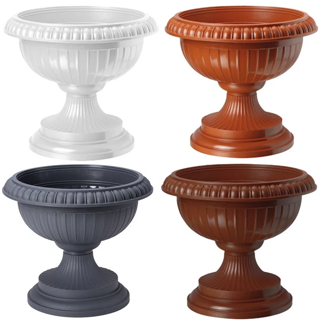 Blumenspindel Pflanzkübel Milano – Ø47 Cm, Terracotta, Wetterfest Aus Polypropylen