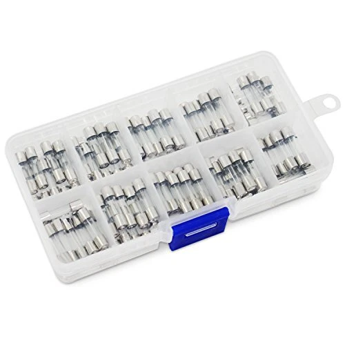 Aussel kit d'assortiment de fusibles de tube de lueur rapide de cartouche de ... 3