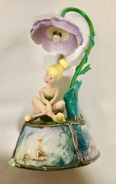 VINTAGE DISNEY TINKER BELL  figurine LARGE LIMITED EDITION NUMBERED MUSIC BOX