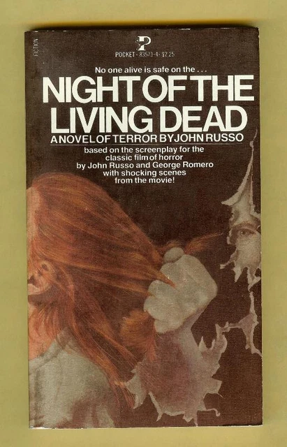 Night of the Living Dead PB VF (1980 Pocket Books) John Russo George Romero