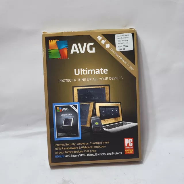 Dispositivos AVG Ultimate Protect & Tune Up + AVG Secure VPN