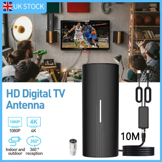 Ultra 4k Best Portable TV Antenna Indoor Outdoor Digital HD Freeview Aerial 2023