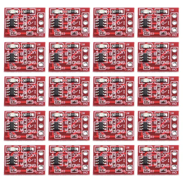 TTP223 Red Touch Button Self Locking Capacitive Single (20Pc Pack)