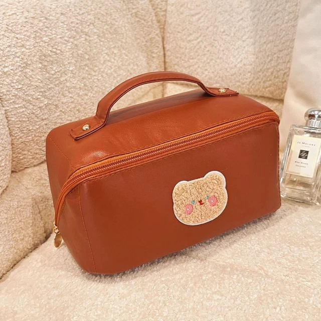 Rabbit Print PU Makeup Bags Cosmetic Bag Toiletry Bag Organ Pillow Cosmetic Bag