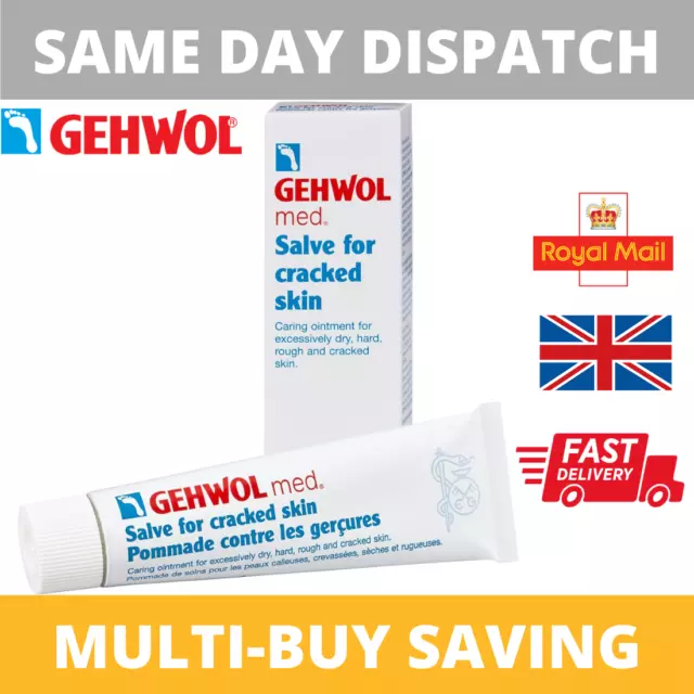 Gehwol Med Salve for Cracked Skin | Ideal for Persistent Dry Skin Foot Problems
