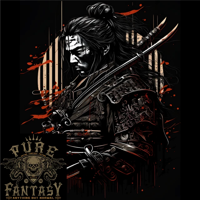 Warrior of the Samurai Japanese MMA Mens Cotton T-Shirt Tee Top