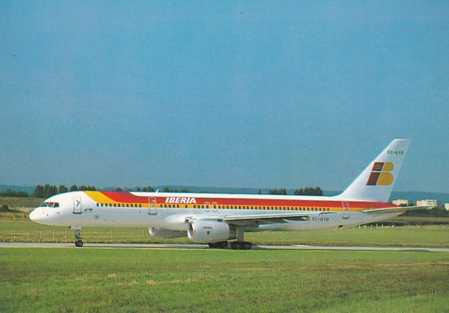 Carte Postale Avion - Iberia  - Boeing 757 ( Ec-610)
